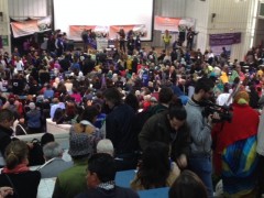 L’assemblée des femmes mardi 24 mars, jour de l’ouverture. 