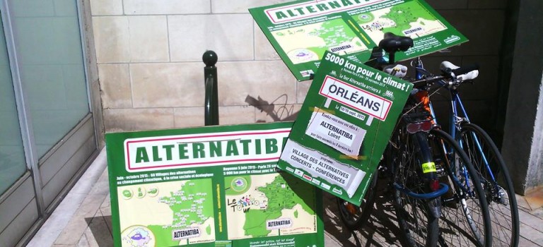 À Orléans, le tour Alternatiba 