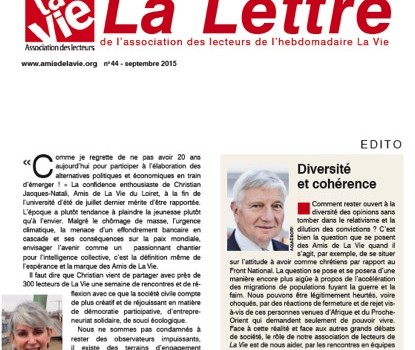 Découvrez la lettre semestrielle des Amis ! Découvrez la lettre semestrielle des Amis !