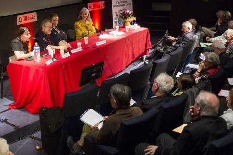 Dialogue avec les journalistes de La Vie lors de la dernière AG.