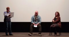 Sibel Agrali, directrice du centre Primo Lévi et Samuel Pommeret, chargé de mission au CCFD