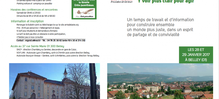 Belley 2017 : Retrouvez le bulletin de présentation et d’inscription Belley 2017 : Retrouvez le bulletin de présentation et d’inscription