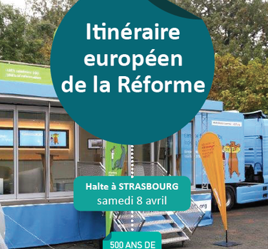 À Strasbourg, halte de la caravane de la Réforme