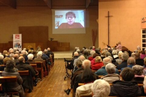 Véronique Margron, présidente de la conférence des religieux et religieuses de France, auteur du livre "Un moment de vérité" (Albin Michel)