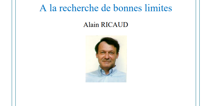 Un livre d’Alain Ricaud sur simple demande Un livre d’Alain Ricaud sur simple demande