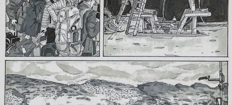 Dessin d’ouverture de l’université d’Evian 2023